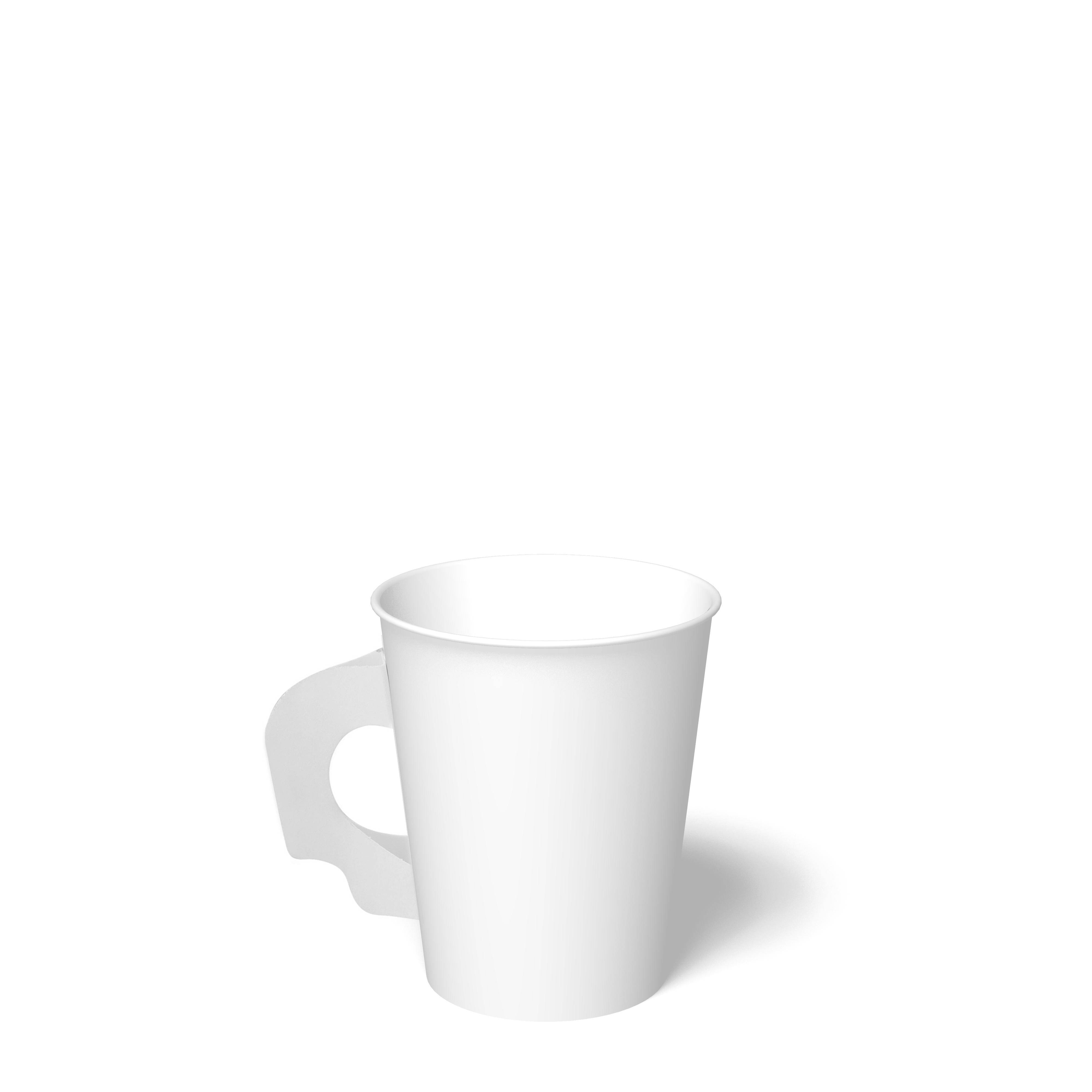 Vaso de Papel para Cafe con asa de 8 oz 1000 Pz Paper SMR-8